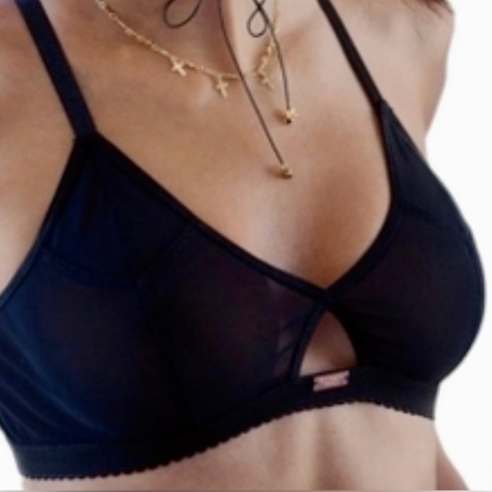 NWT Daydream Nation Dolls Kill | Onyx Bra Black Mesh Size Xsmall or Small